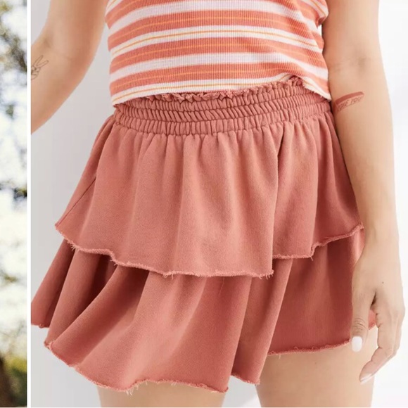 aerie ruffle mini skirt - Picture 2 of 10